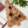Acacia Wood Large Scalloped Tree Cutting Board