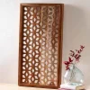 Acacia Wood Laser Cutout Wall Panel - Diamond