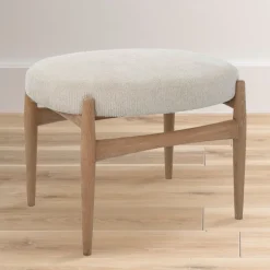 Acrobat Mid-Mod Upholstered Bench