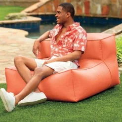 All-Weather Baya Center Seat - Coral
