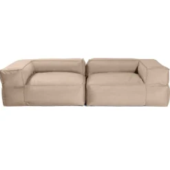All-Weather Baya Love Seat, Set of 2 - Ash