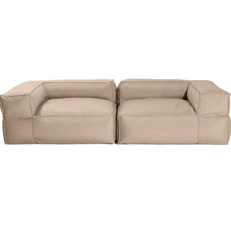 All-Weather Baya Love Seat, Set of 2 - Ash