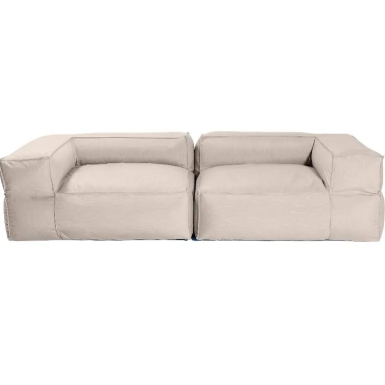 All-Weather Baya Love Seat, Set of 2 - Silver