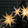 All-Weather Lighted Hanging Moravian Star, 11.75" dia.