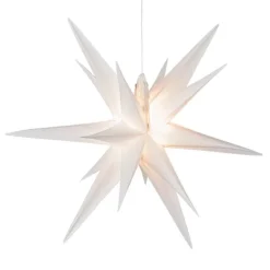 All-Weather Lighted Hanging Moravian Star, 11.75" dia.