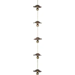 Aluminum Mushroom Rain Chain