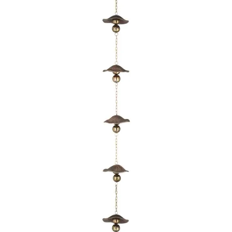 Aluminum Mushroom Rain Chain