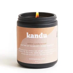 Amber Sandalwood Soy Candle
