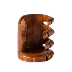 Artisan Carved Hand Wine Bottle Holder
