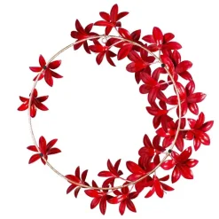 Artisan-Made Amaryllis Wreath