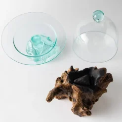 Artisan-Poured Glass Cloche