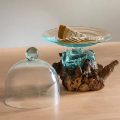 Artisan-Poured Glass Cloche