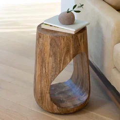 Askew Cut-Out Accent Table