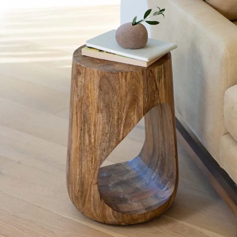 Askew Cut-Out Accent Table