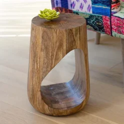 Askew Cut-Out Accent Table