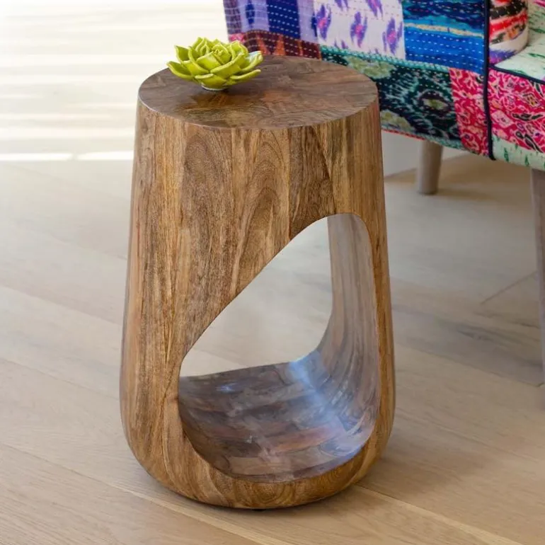 Askew Cut-Out Accent Table