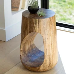 Askew Cut-Out Accent Table