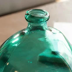 Askew Recycled Glass Balloon Vase, 9