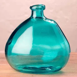 Askew Recycled Glass Balloon Vase, 9