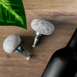 Beach Stone Wine Stopper