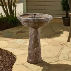Bedrock IntelliSOLAR Birdbath with Remote