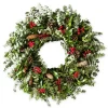 Berried Pine Cone Wreath with Hanger