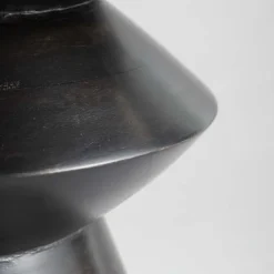 Black Chess Piece Side Table