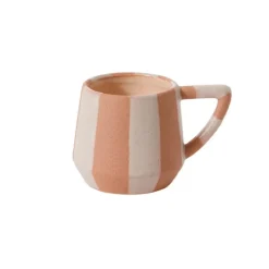 Botera Ceramic Striped Mug, Set of 4