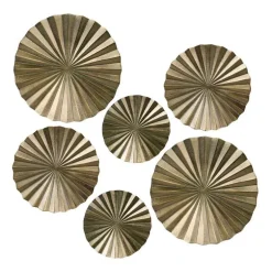 Brass Wall Art, Set of 6