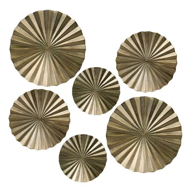 Brass Wall Art, Set of 6