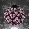 Brights Geo Palm Solar Lantern, 12"Dia. - Violet