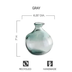 Bubble Recycled Glass Balloon Vase, 7