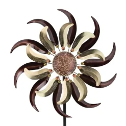 Burgundy Mosaic Wind Spinner