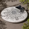 Butterfly Puddling Garden Stone