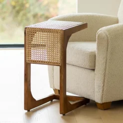 Cane Top C-Shaped Slider Table