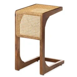 Cane Top C-Shaped Slider Table