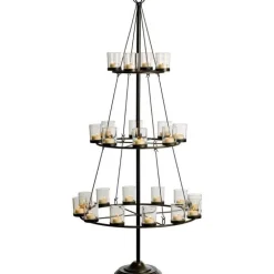 Carousel Votive Tree Candelabra, 4'