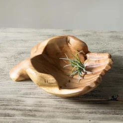 Carved Wood Hand Bowl