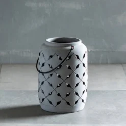 Cement Moroccan Lantern, Short