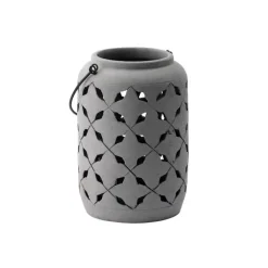 Cement Moroccan Lantern, Short