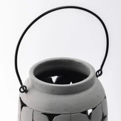 Cement Moroccan Lantern, Tall