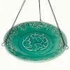 Ceramic Hanging Bird Bath - Hummingbird