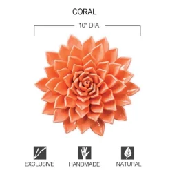 Ceramic Wall Flowers, 10