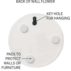 Ceramic Wall Flowers, 8