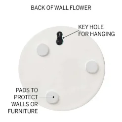 Ceramic Wall Flowers, 6
