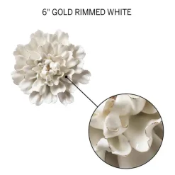 Ceramic Wall Flowers, 6