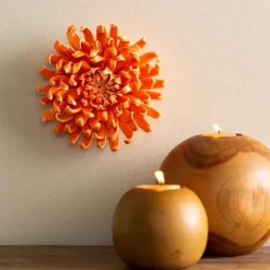Ceramic Wall Flowers, 6