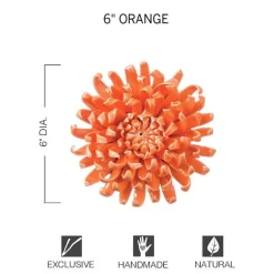 Ceramic Wall Flowers, 6
