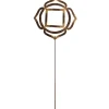 Chakra Symbol Garden and Planter Metal Stake - Roots