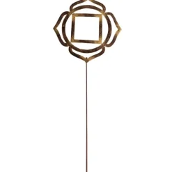 Chakra Symbol Garden and Planter Metal Stake - Roots